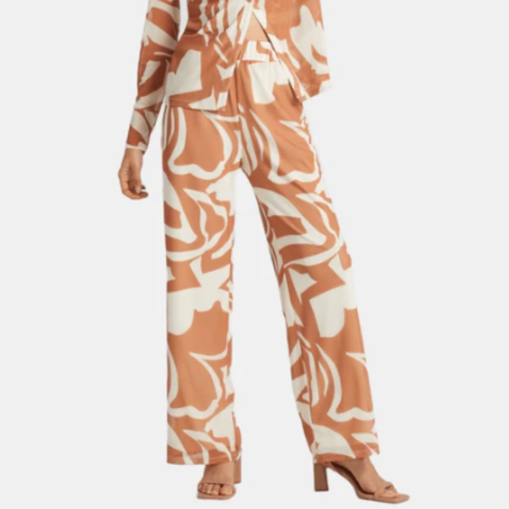 Mesh Wide Leg Pant Small